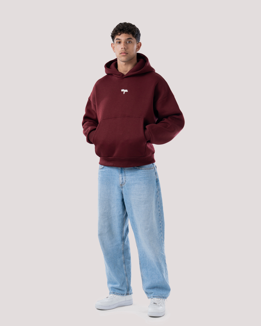 REV BURGUNDY HOODIE