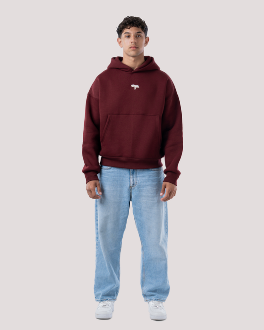 REV BURGUNDY HOODIE