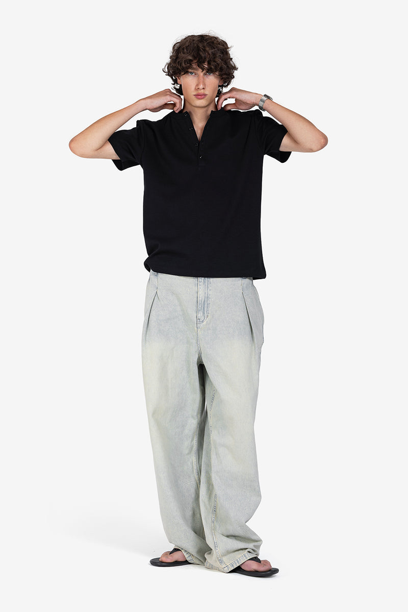 Mercer Black Henley