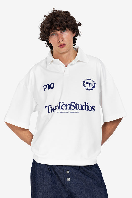 League Ecru Polo